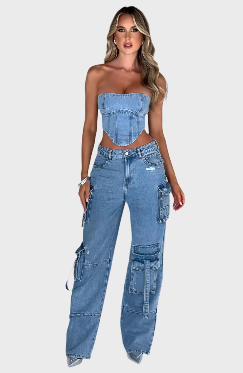 CARGO JEANS - MOONRAKER