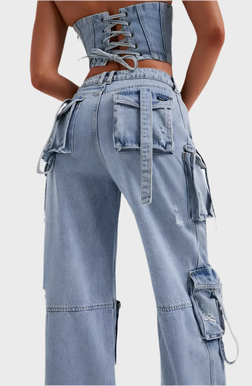 CARGO JEANS - MOONRAKER