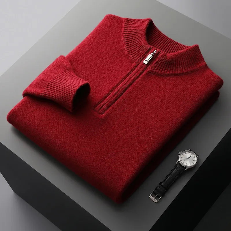 PREMIUM WOOL BUSINESS SWEATER - MOONRAKER