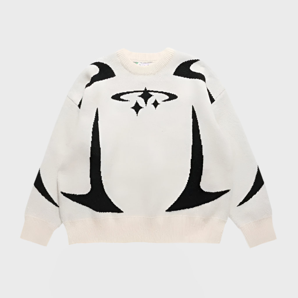 OVERSIZED PULLOVER SWEATER Y2K - MOONRAKER