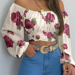 Blusa Caída Hombros Descubiertos - MOONRAKER