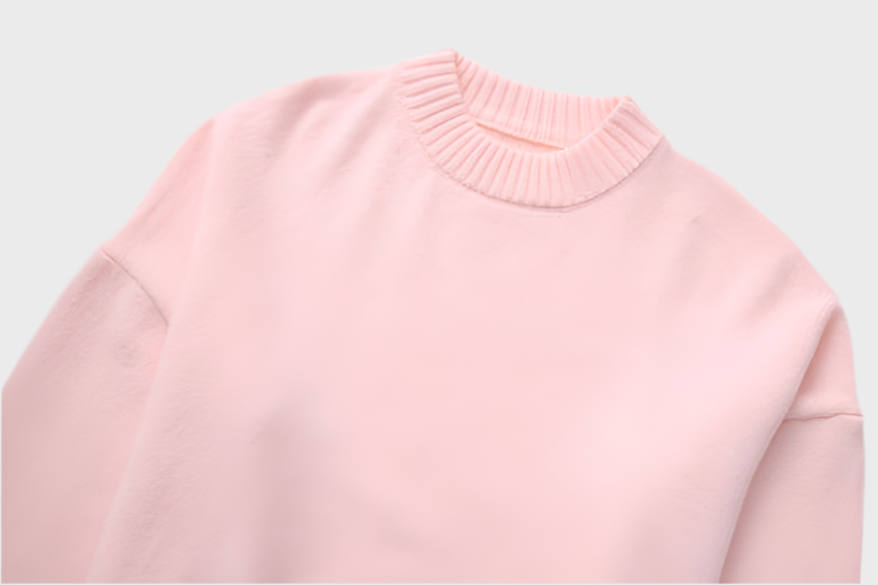 CHICWINTER PINK CREW PULLOVER - MOONRAKER