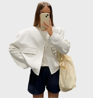 COTTON SHORT COAT - MOONRAKER