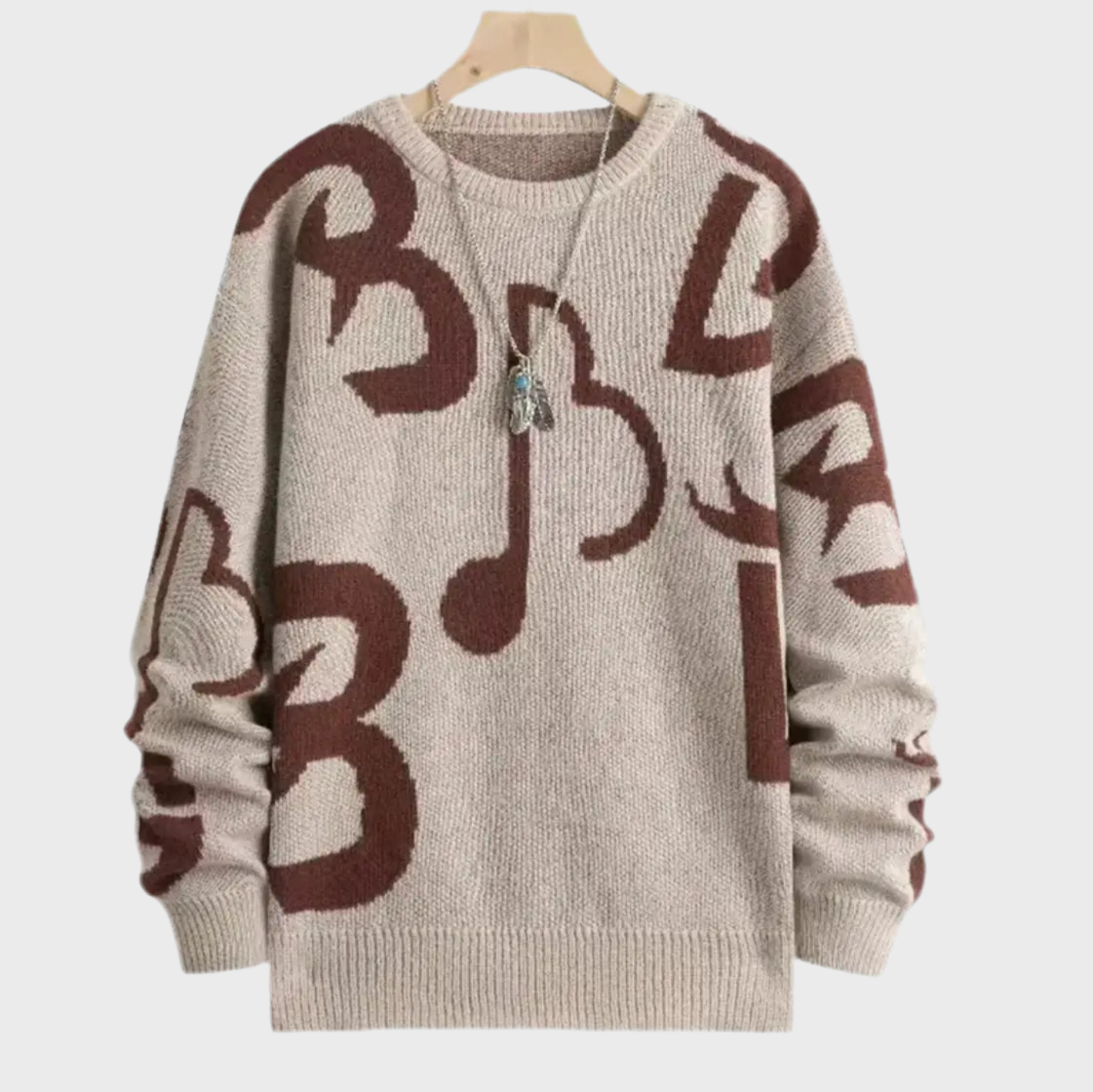 JACQUARD SWEATER - MOONRAKER
