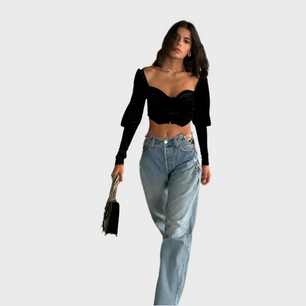 HIGH WAIST JEANS - MOONRAKER