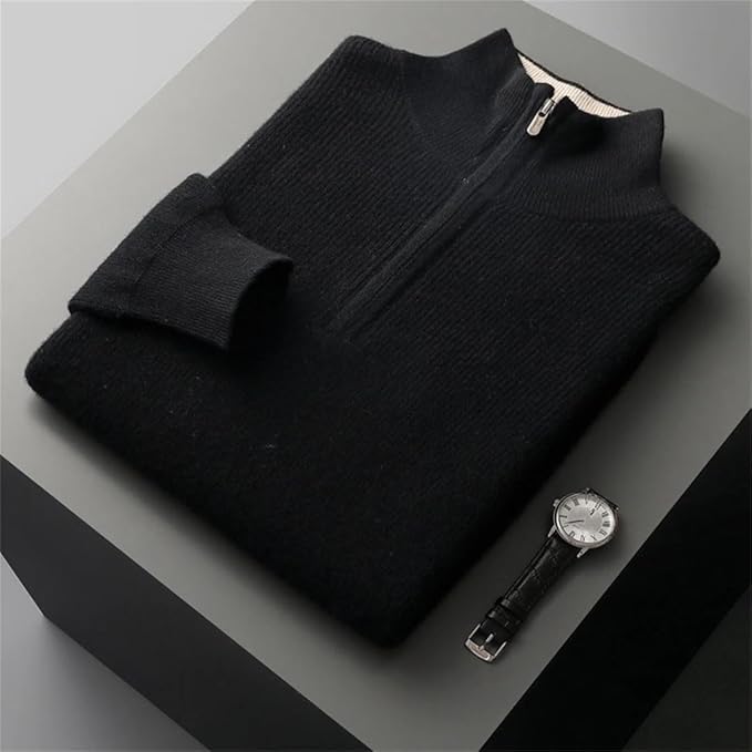 Jersey Cuello Cremallera - 100% Lana Merino - MOONRAKER