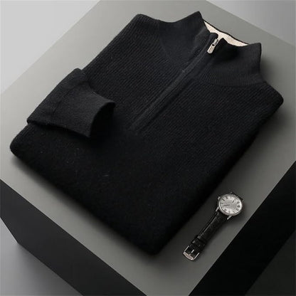 Jersey Cuello Cremallera - 100% Lana Merino - MOONRAKER