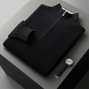 Jersey Cuello Cremallera - 100% Lana Merino - MOONRAKER