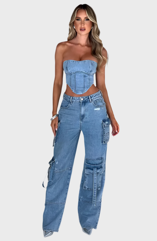 CARGO JEANS - MOONRAKER