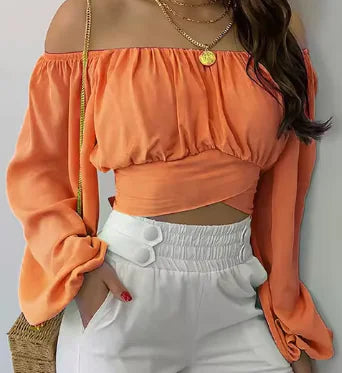 Blusa Caída Hombros Descubiertos - MOONRAKER