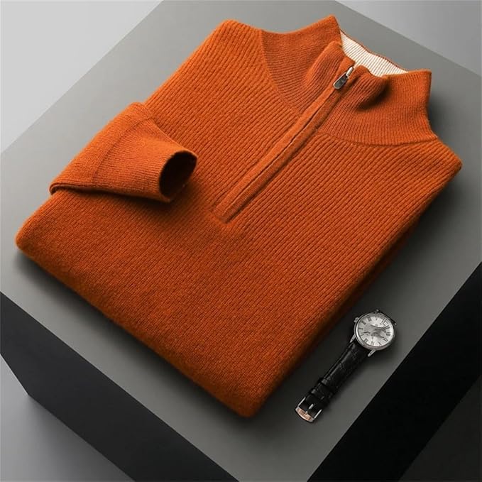 Jersey Cuello Cremallera - 100% Lana Merino - MOONRAKER