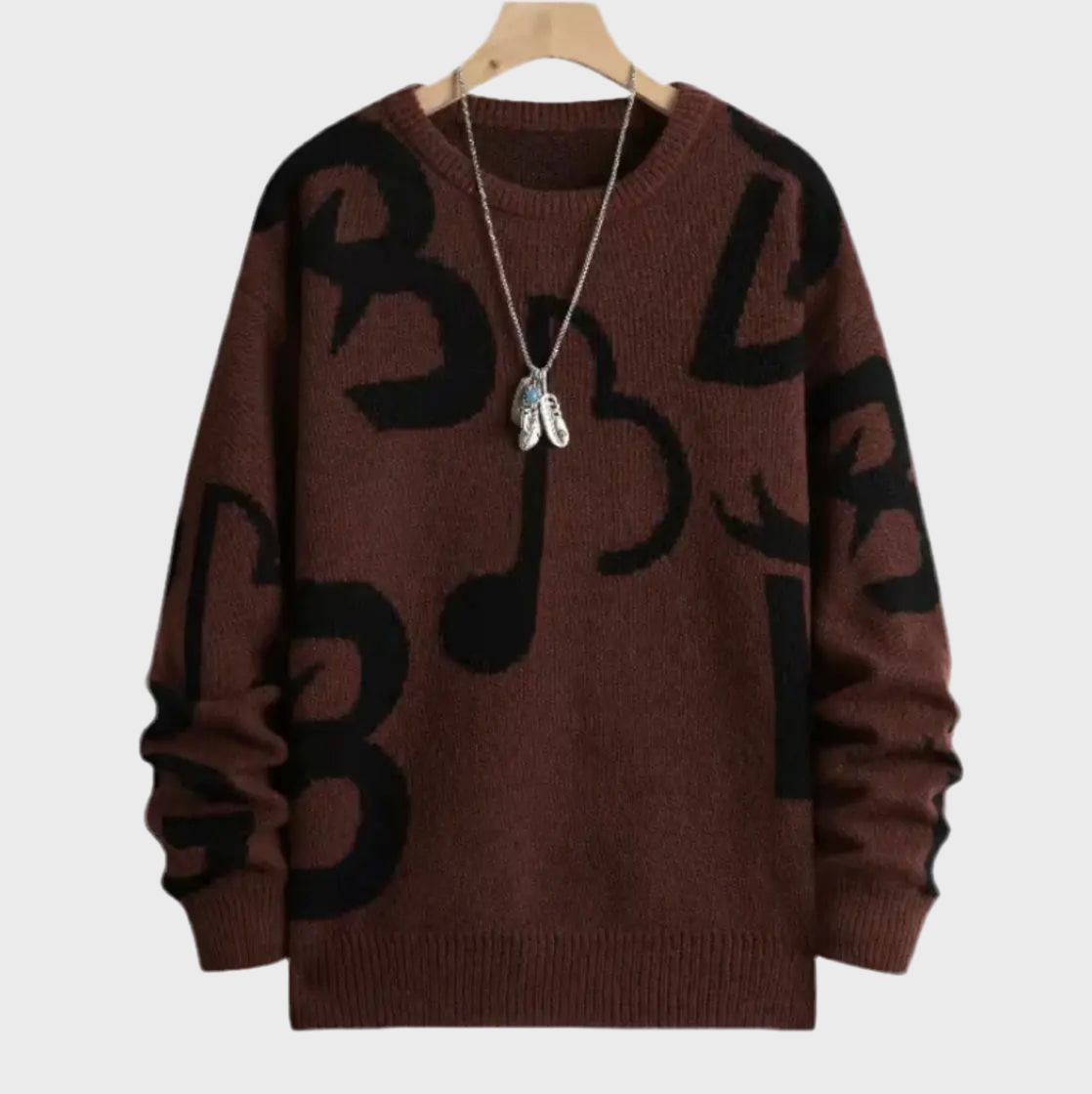 JACQUARD SWEATER - MOONRAKER