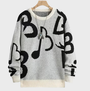 JACQUARD SWEATER - MOONRAKER