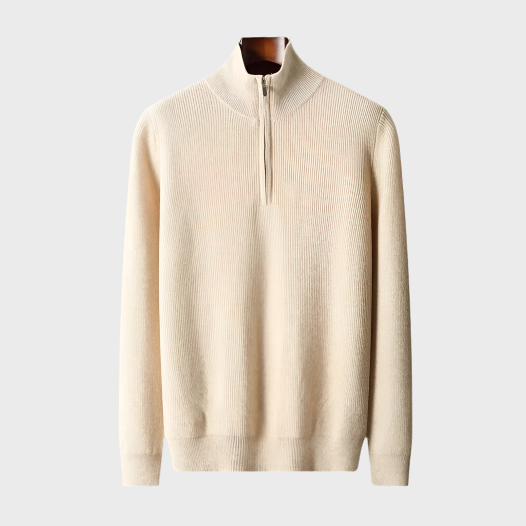 Jersey Cuello Cremallera - 100% Lana Merino - MOONRAKER