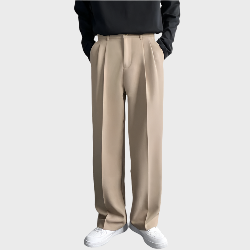 MEN'S WIDE LEG SUIT PANTS - MOONRAKER