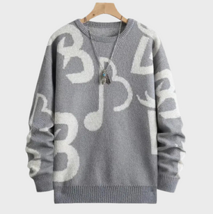 JACQUARD SWEATER - MOONRAKER