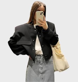 COTTON SHORT COAT - MOONRAKER