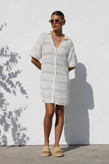 Vestido Blanco Alicia - MOONRAKER