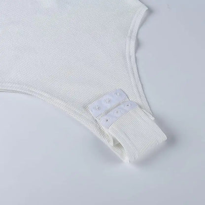 SLEEVELESS KNIT BODYSUIT DRESS - MOONRAKER
