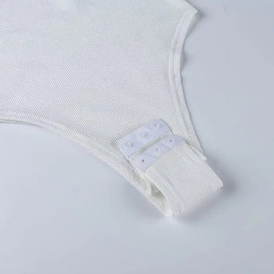 SLEEVELESS KNIT BODYSUIT DRESS - MOONRAKER