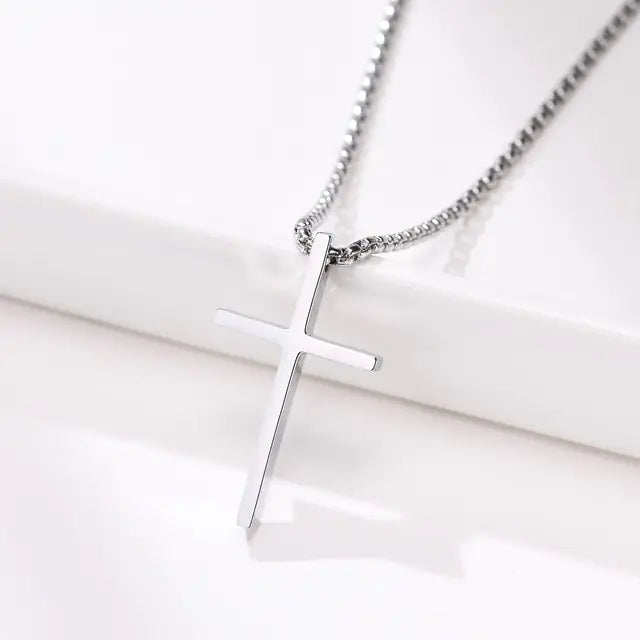 Vnox Mens Cross Necklaces - MOONRAKER