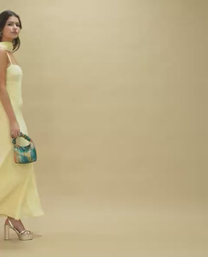 Midi Dress with Straps