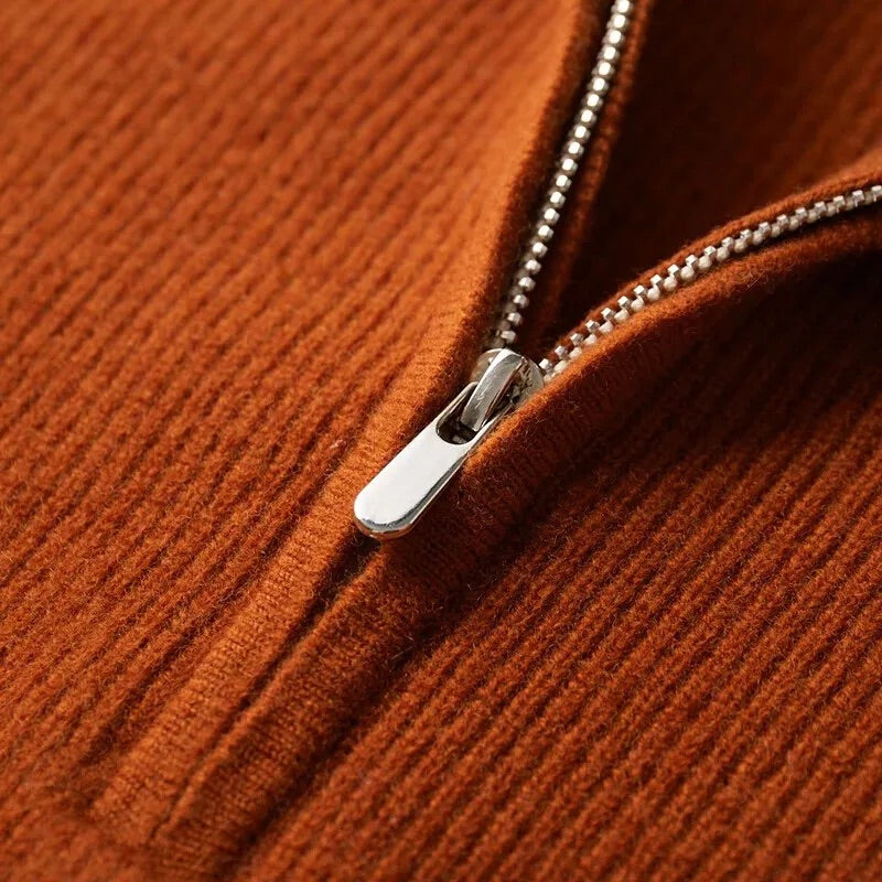 Jersey Cuello Cremallera - 100% Lana Merino - MOONRAKER
